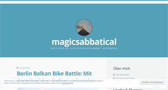 Desktop Screenshot of magicsabbatical.com