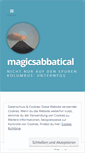Mobile Screenshot of magicsabbatical.com